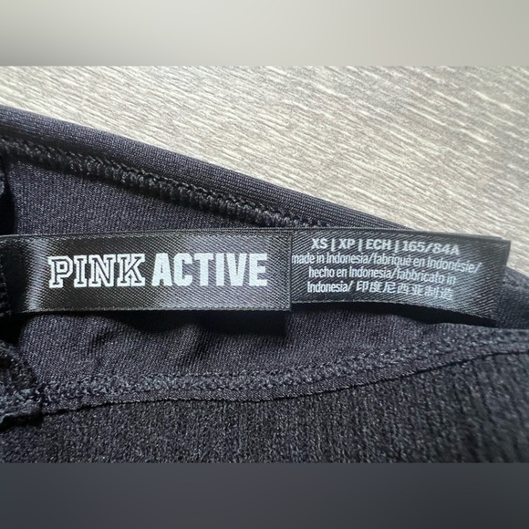 PINK Active Victoria’s Secret Ultimate Lightly Lined Sports Bra w Sheer Panel XS - Picture 9 of 11